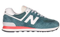 New Balance - 574 Classic Lifestyle Shoes - Unisex - green - leather - shoes