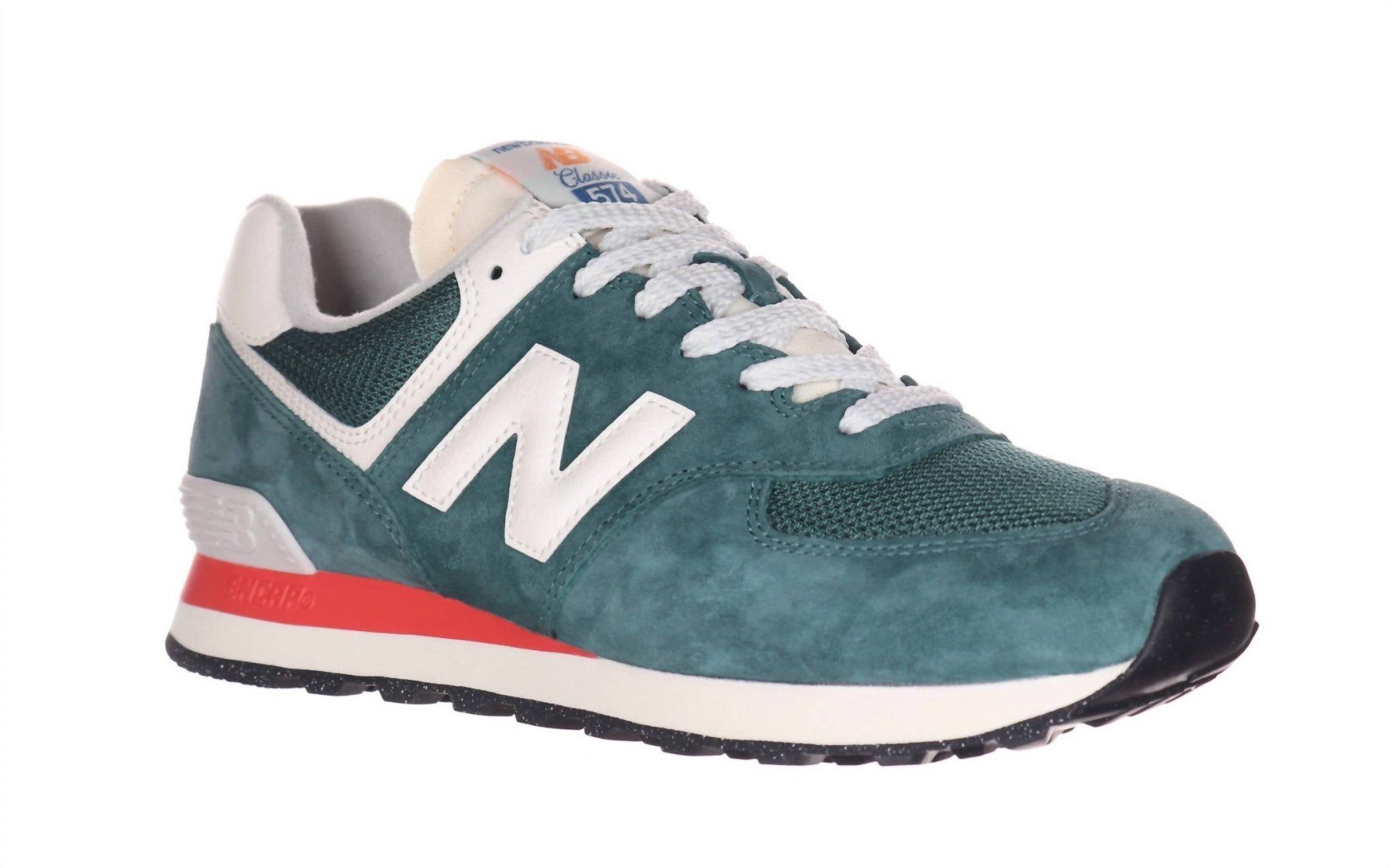New Balance - 574 Classic Lifestyle Shoes - Unisex - green - leather - shoes