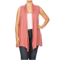 New Moa - Anywhere With You Open Front Vest