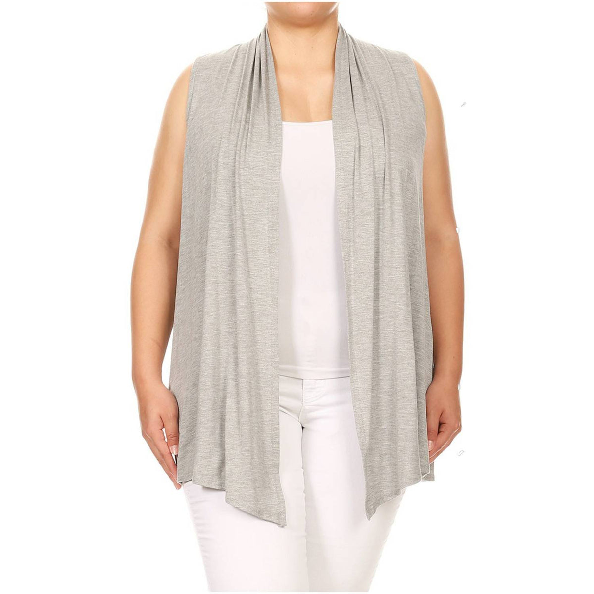New Moa - Anywhere With You Open Front Vest