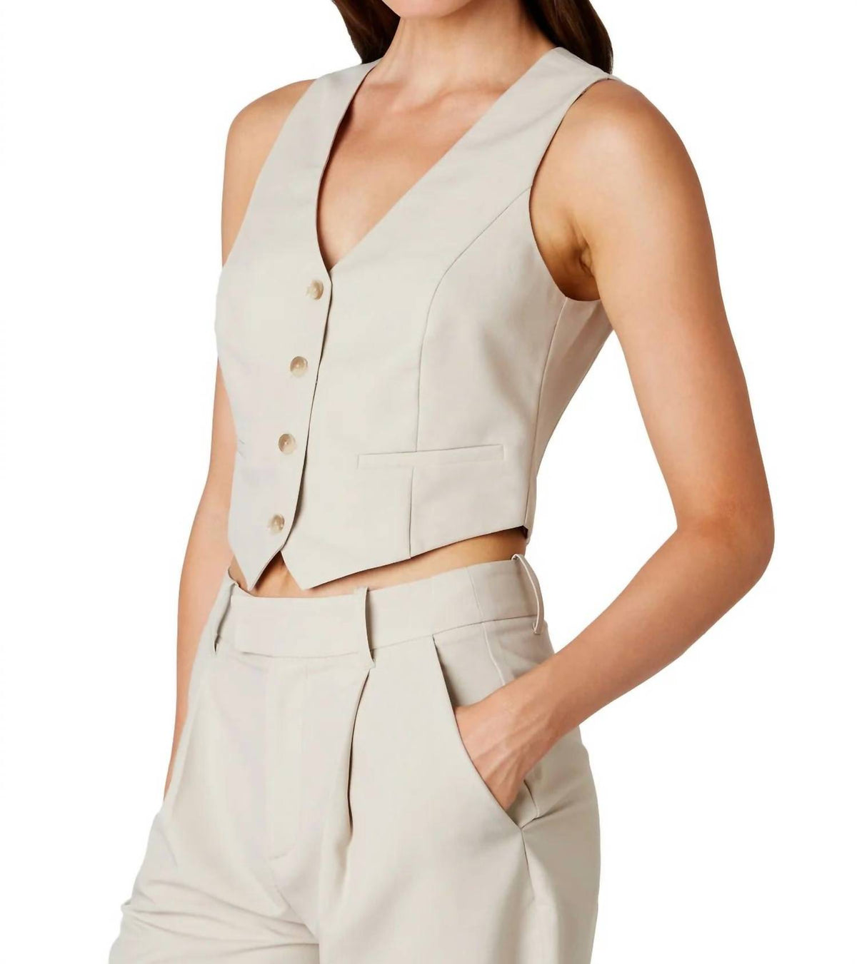 Nia - Elizabeth Cropped Vest