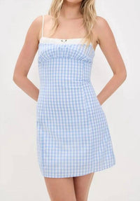 Nia - Serrano Gingham Check Mini Dress