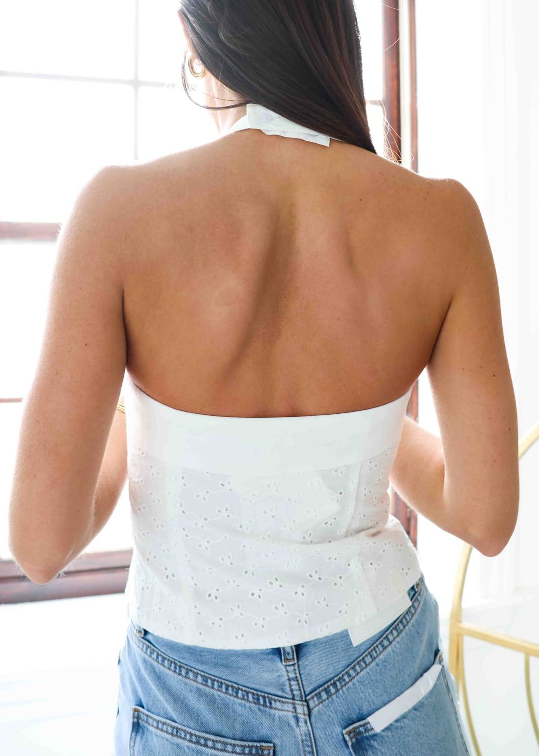 Nia - Warren Corset Top - blouses - clothing - polyester