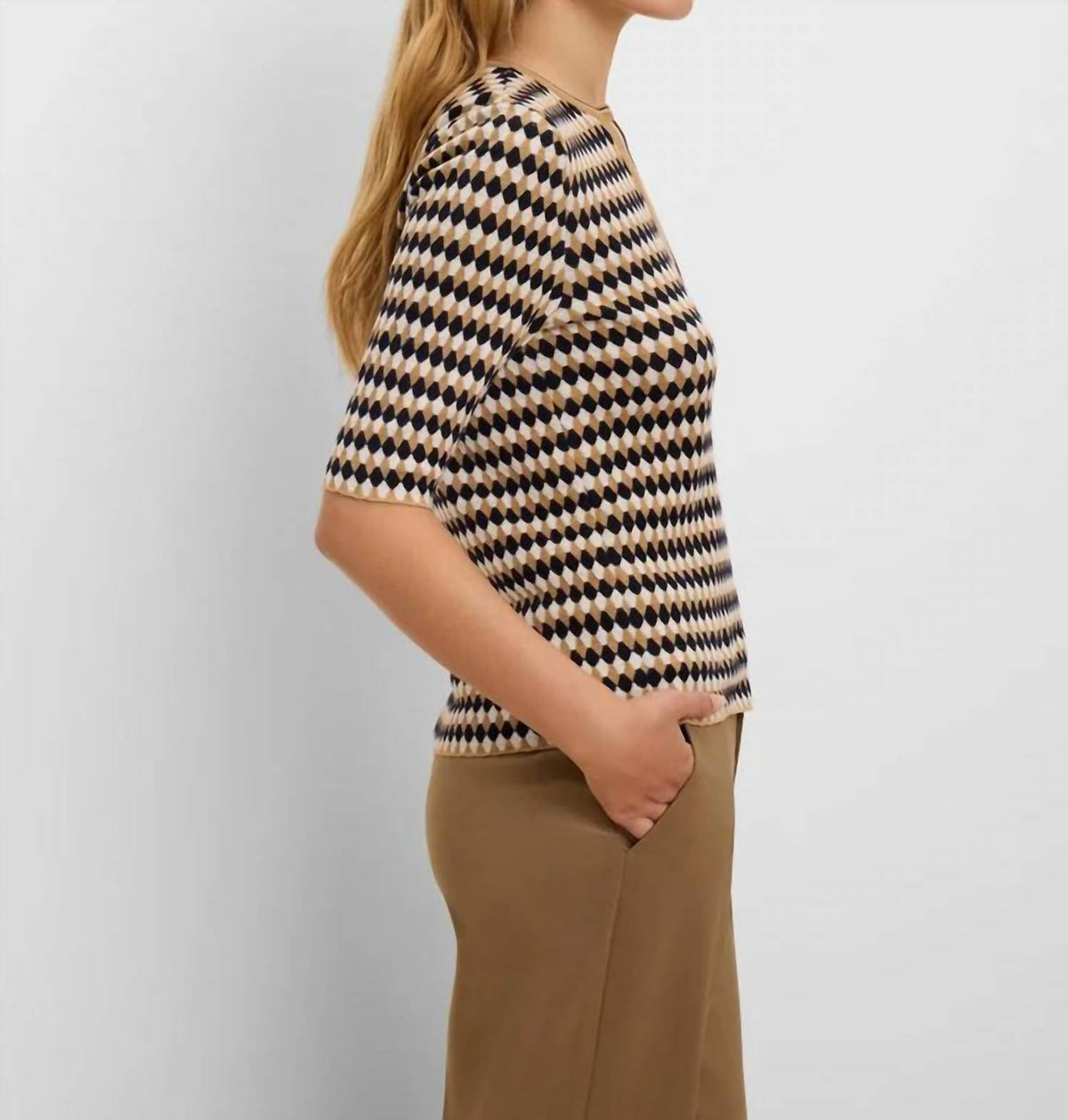 Nic + Zoe - Angled Jacquard Sweater