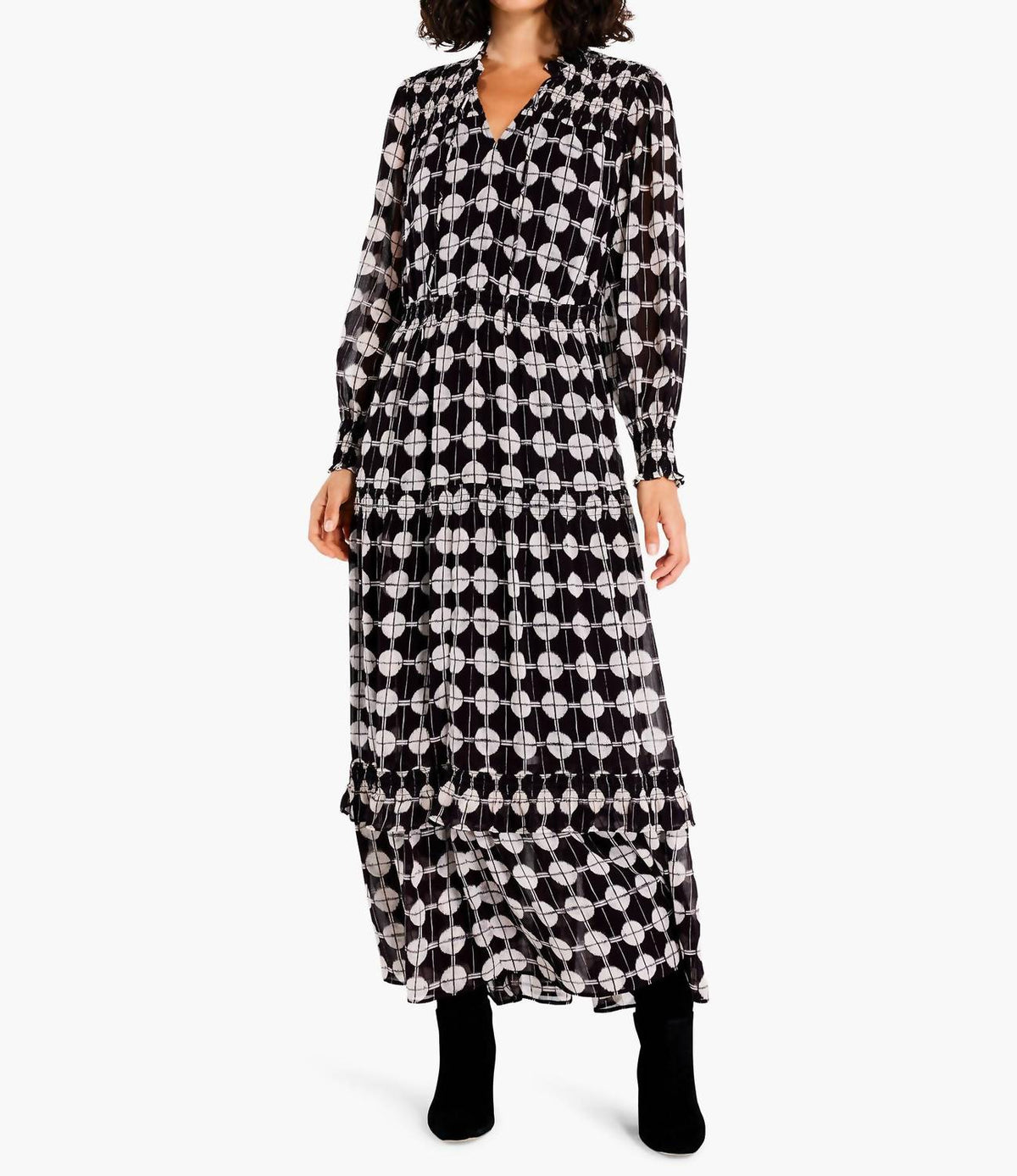 Nic + Zoe - Chiffon Dot Dress