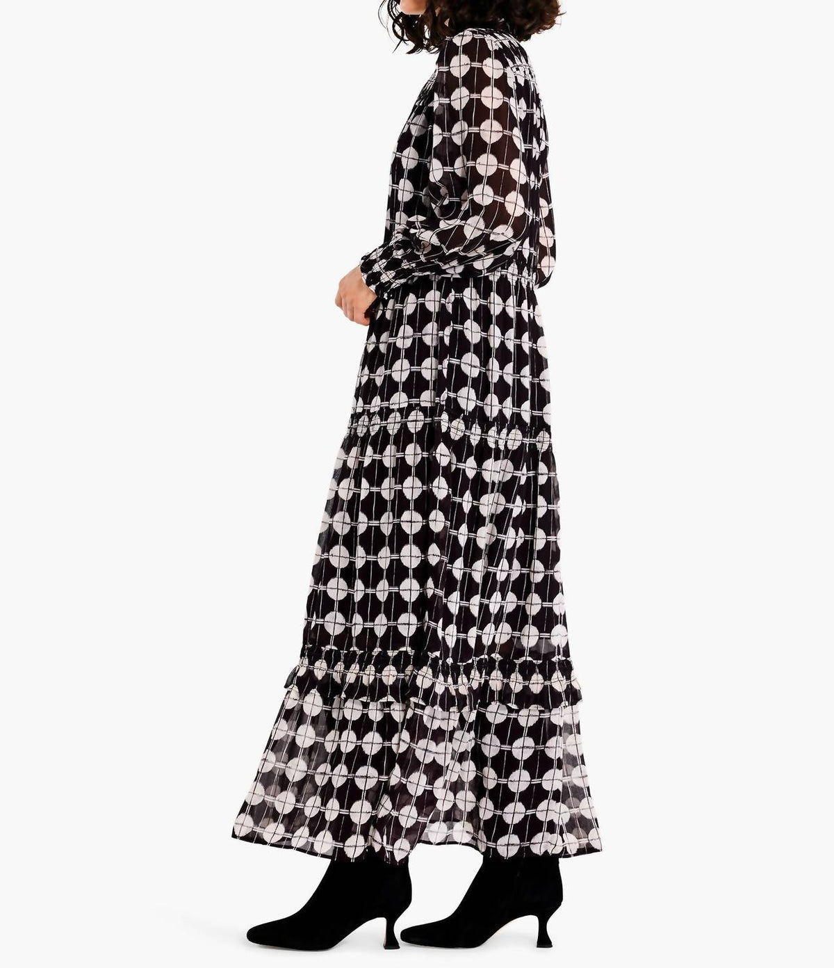 Nic + Zoe - Chiffon Dot Dress