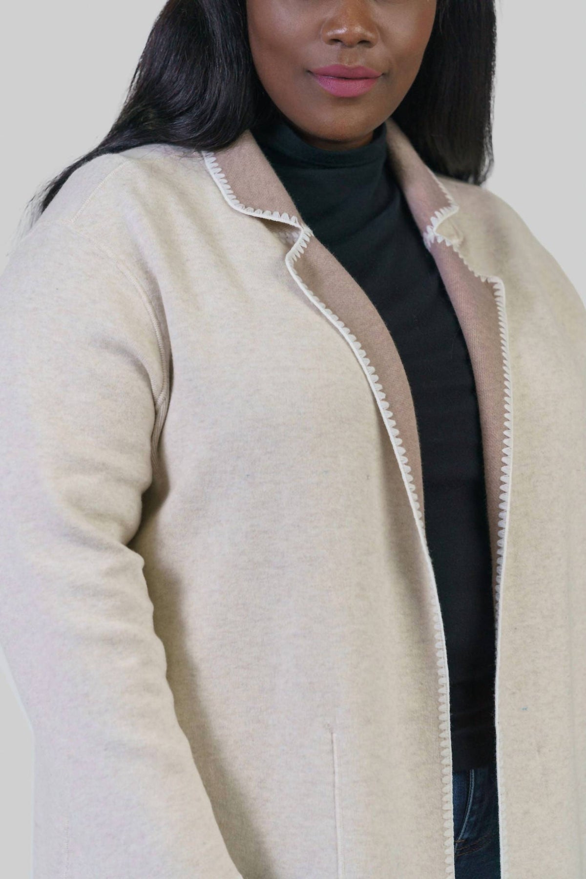 Nic + Zoe - Cool Nights Reversible Knit Jacket - Plus