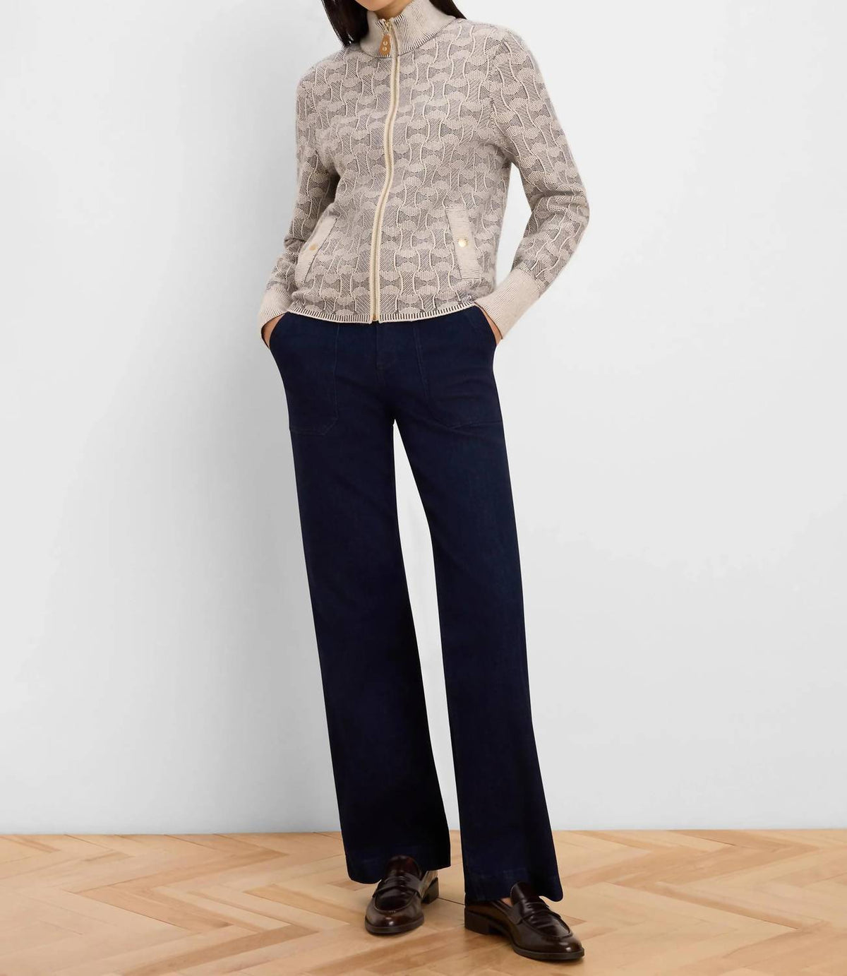 Nic + Zoe - Dapper Swirl Knit Jacket