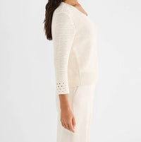 Nic + Zoe - Edged Pop Stitch Sweater