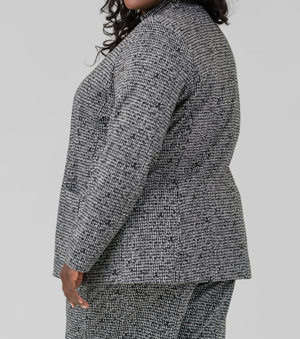 Nic + Zoe - Etched Tweed Jacket - Plus