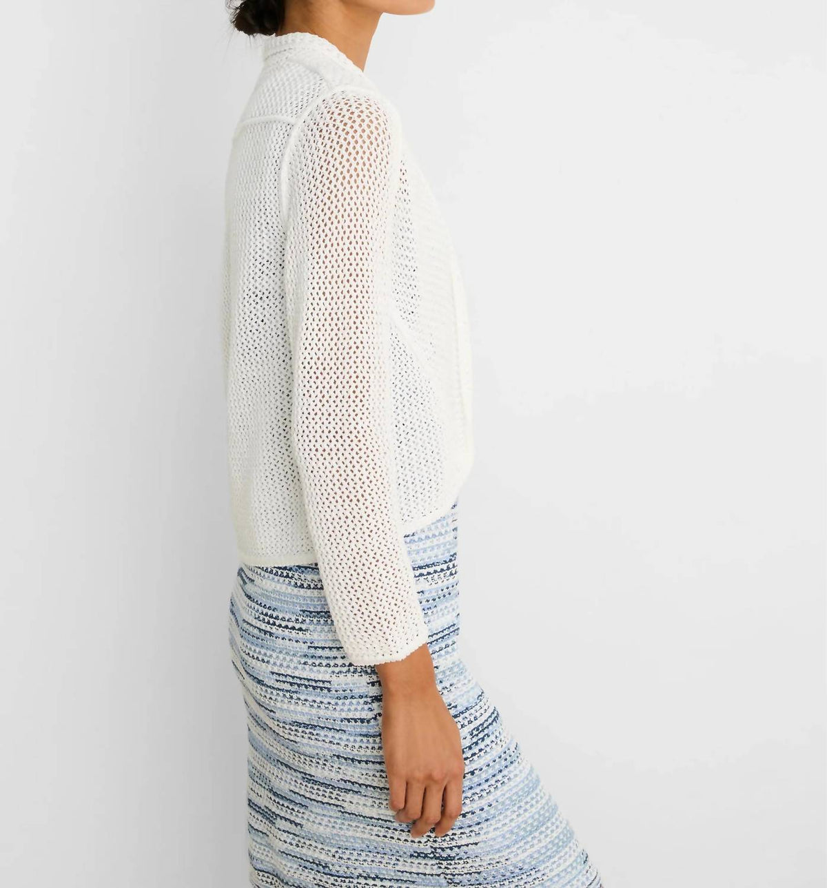 Nic + Zoe - Mesh Cocoon Cardigan