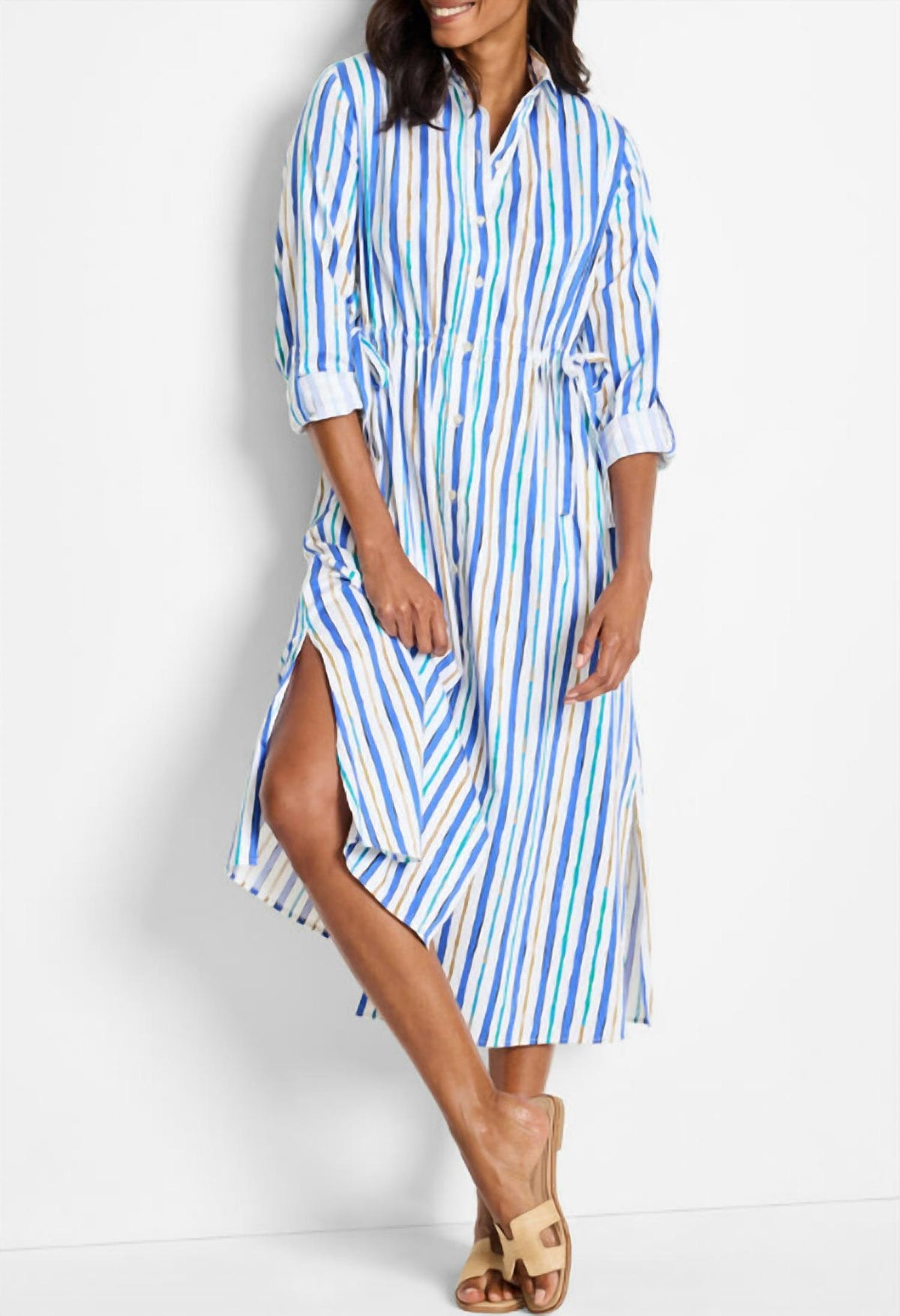 Nic + Zoe - Oasis Stripe Jamie Dress