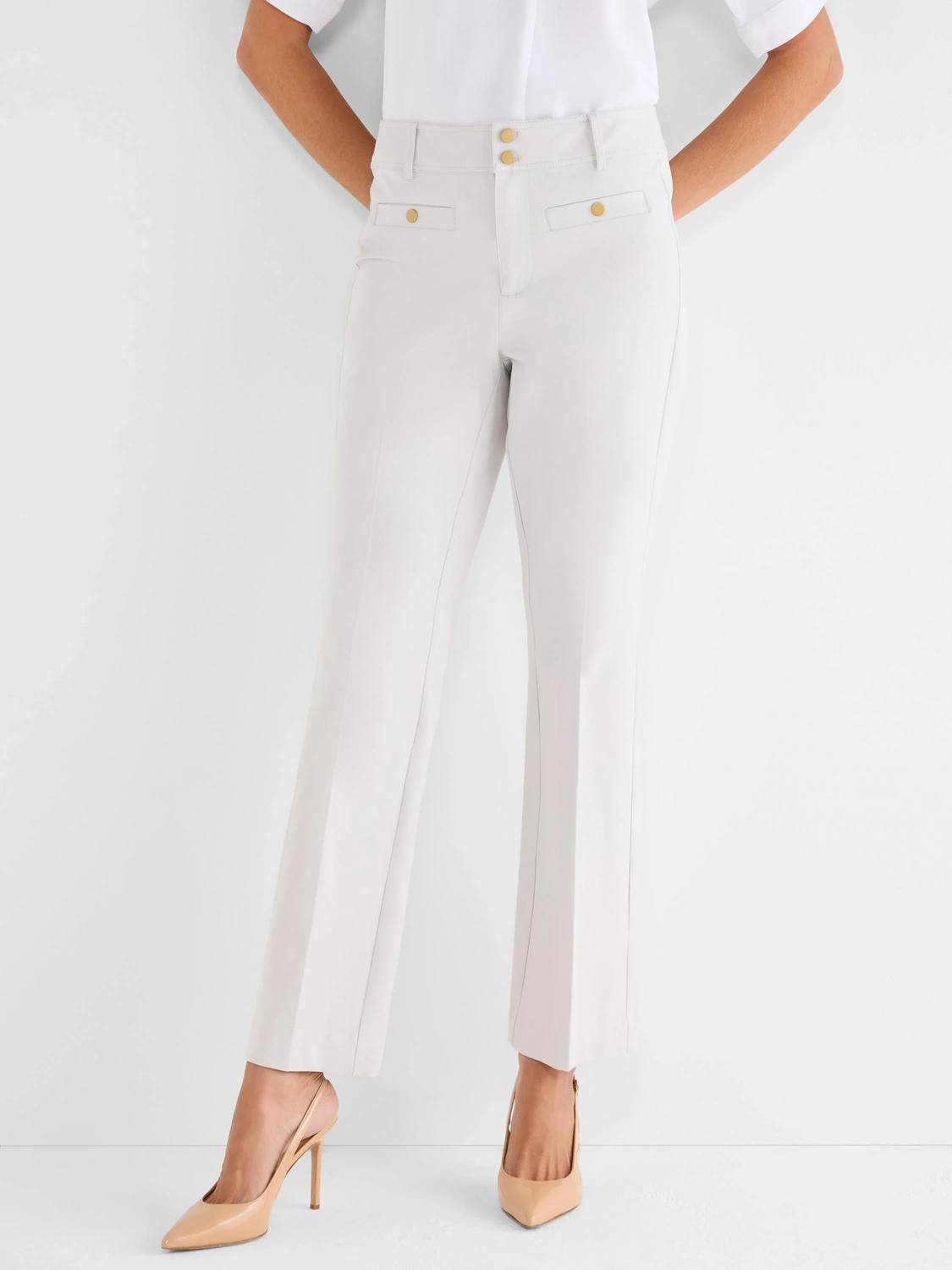 Nic + Zoe - Plaze Demi Boot Stretch Button Pant