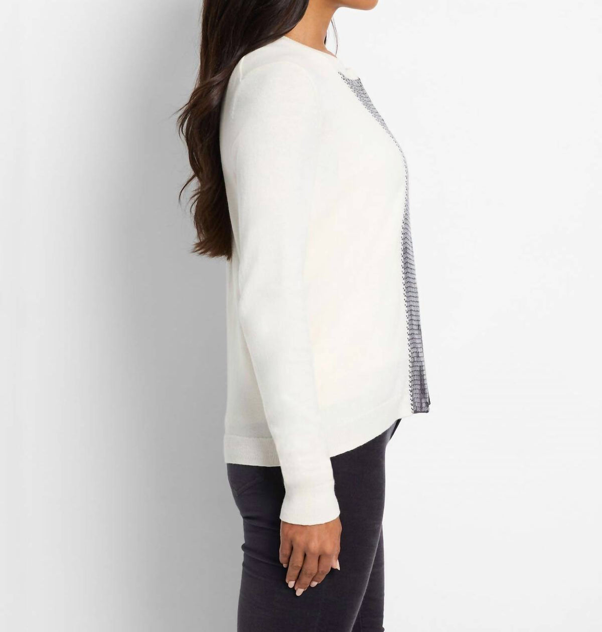 Nic + Zoe - Sequin Trimmed Cardigan