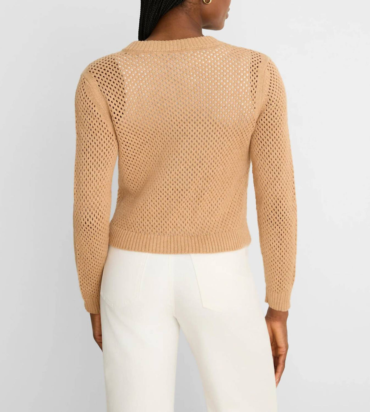 Nic + Zoe - Zip Front Mesh Cardigan