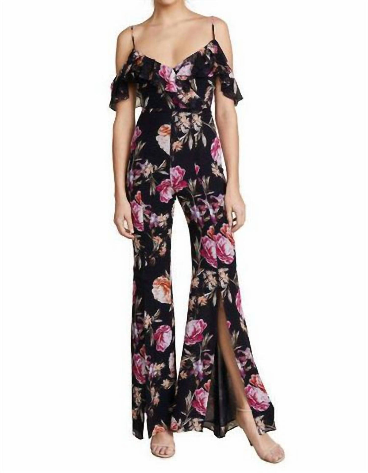 Nicholas - Lucile Floral Frill Jumpsuit
