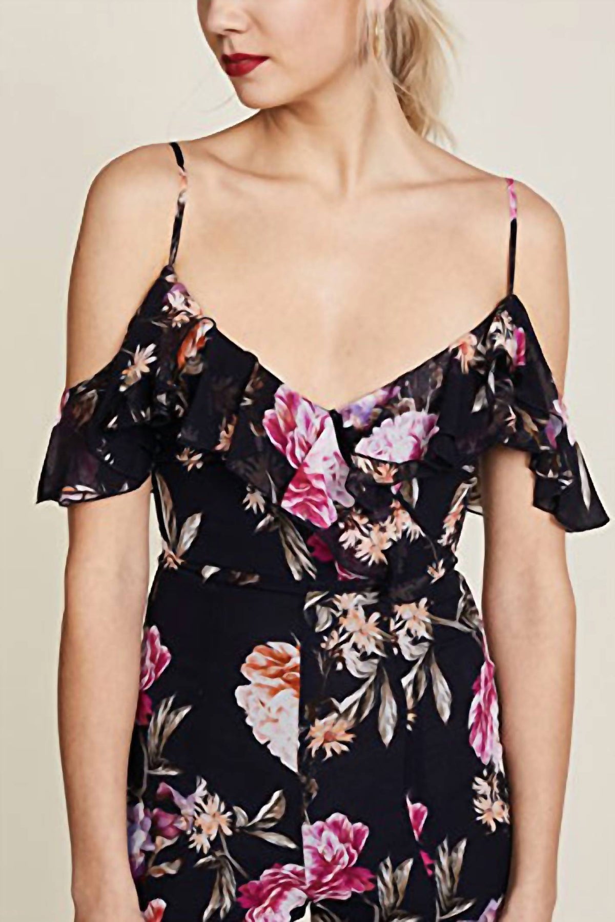 Nicholas - Lucile Floral Frill Jumpsuit