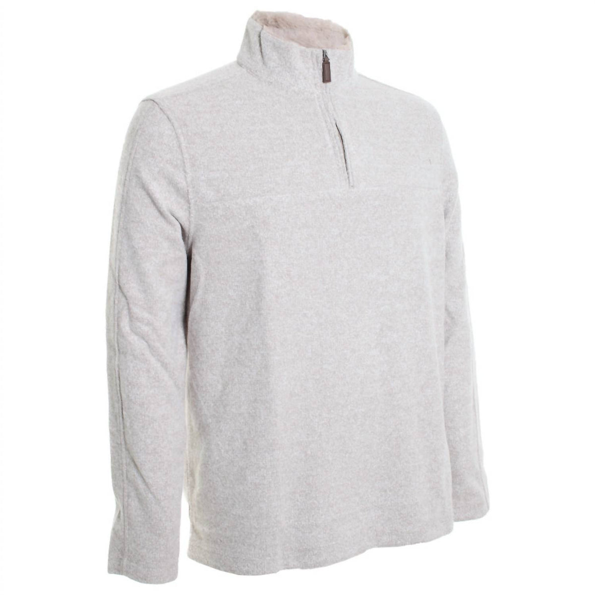 Nicoby - Men's Shearling Trim Zip Sweater