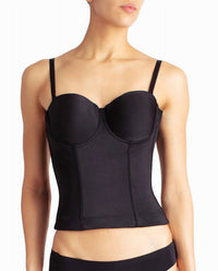Nicole Miller - Microfiber Low Back Boned Bustier