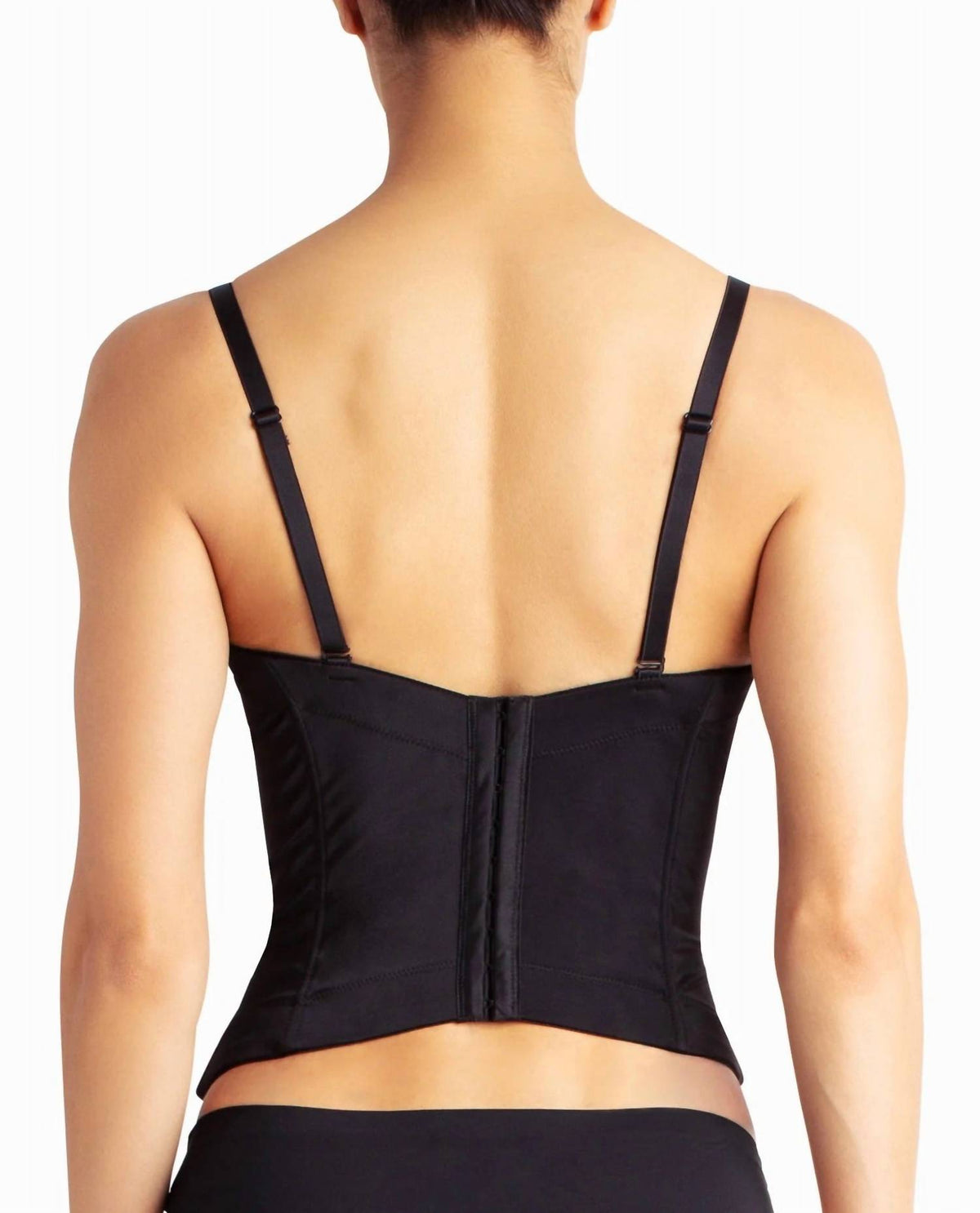 Nicole Miller - Microfiber Low Back Boned Bustier