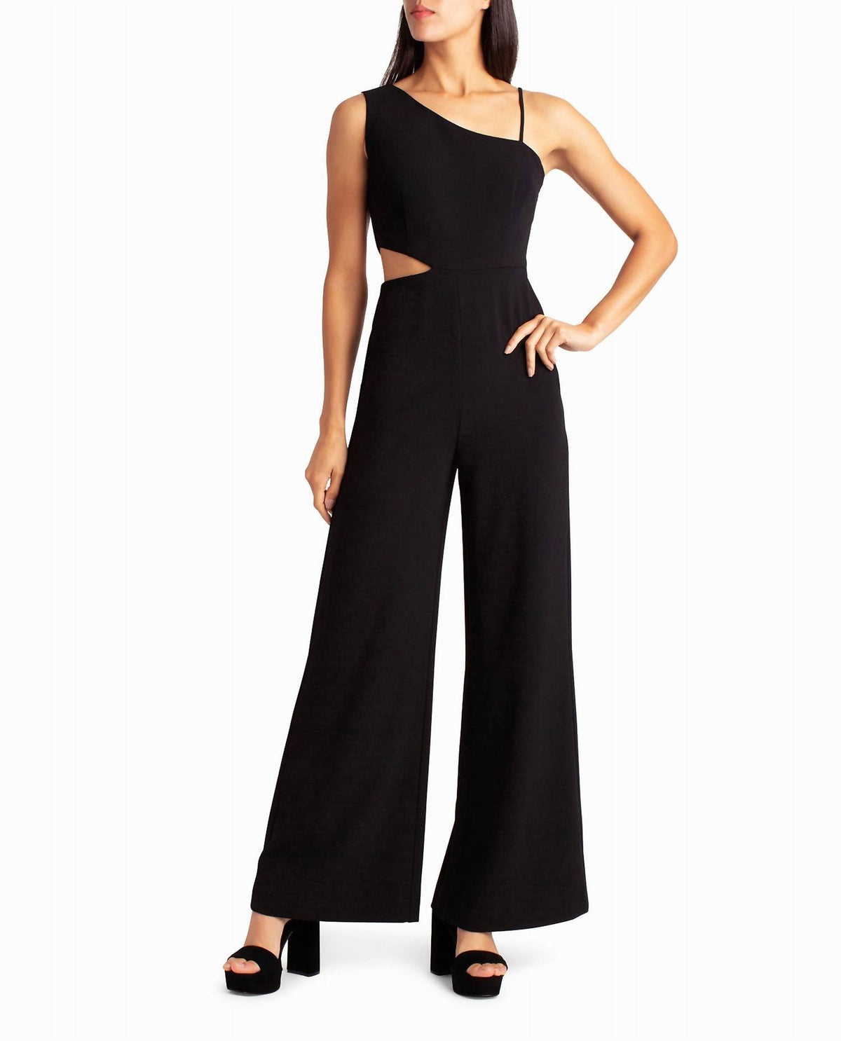 Nicole Miller - One Shoulder Montana Jumpsuit