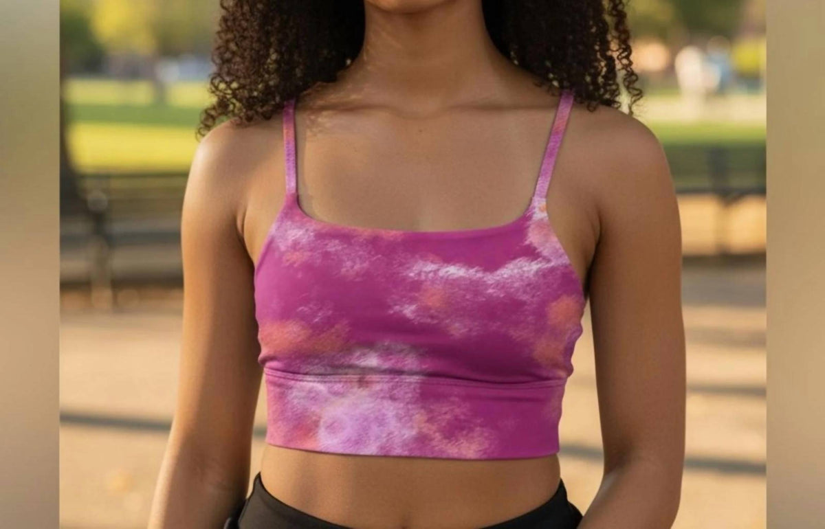 Nike - Tie-dye Crop Top