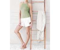 Nikibiki - Highneck Ribbed Tank Top