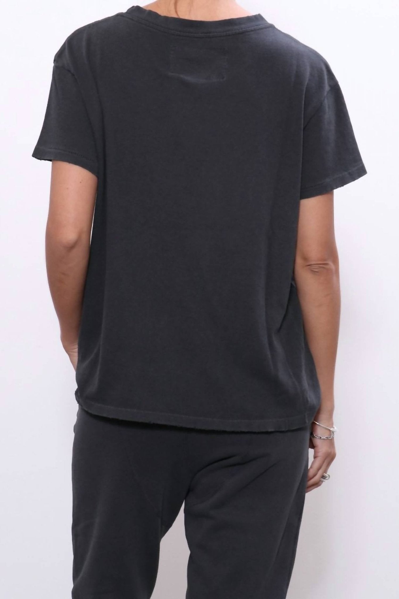 Nili Lotan - Brady Tee - black - clothing - shirts