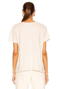 Nili Lotan - Brady Tee - beige - clothing - shirts