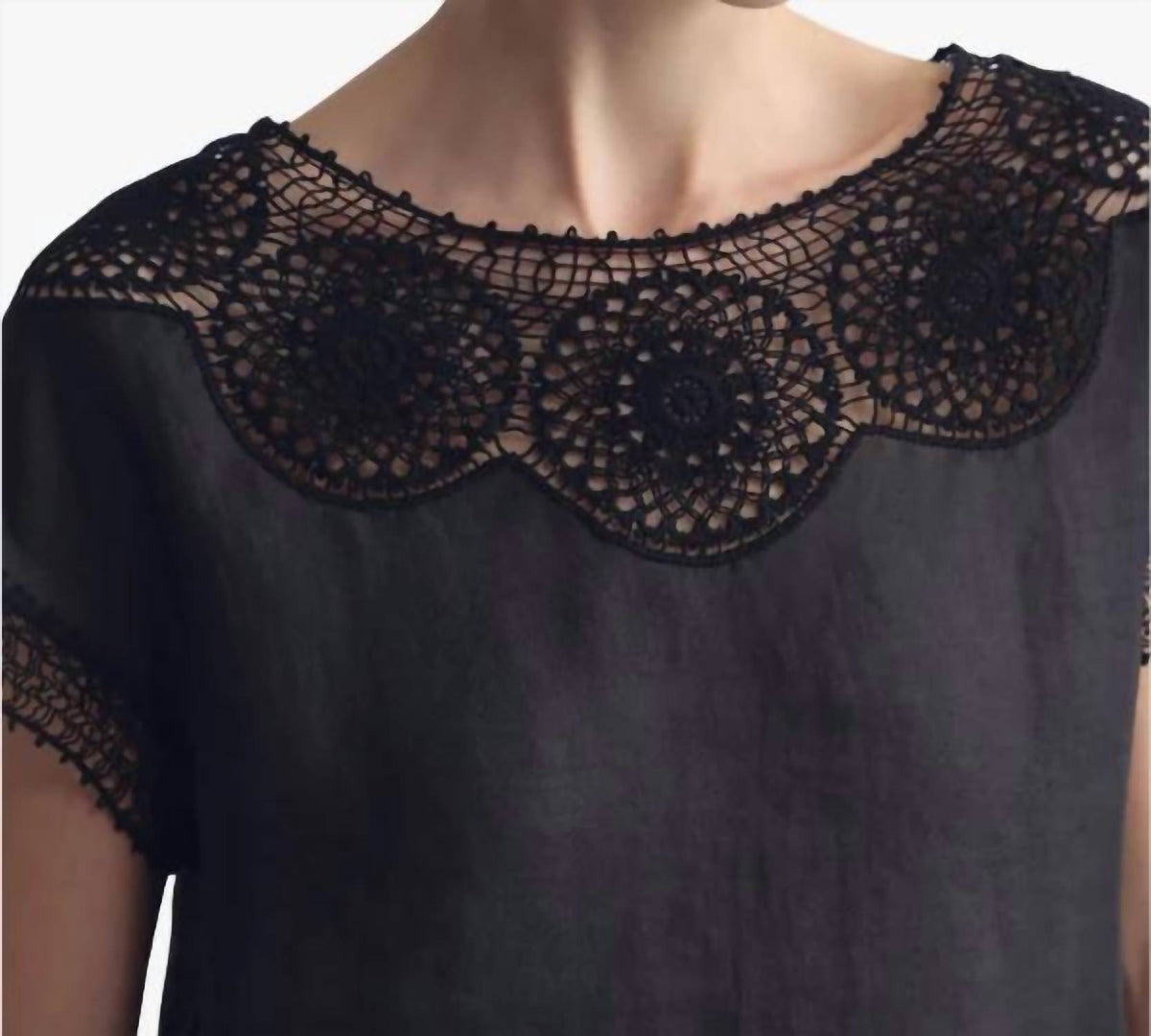 Nili Lotan - Caila Short Sleeve Top