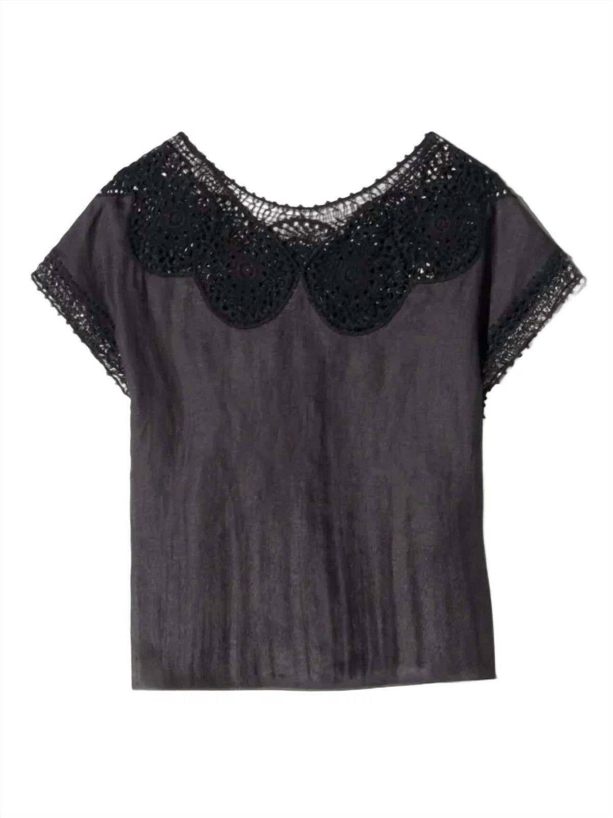 Nili Lotan - Caila Short Sleeve Top