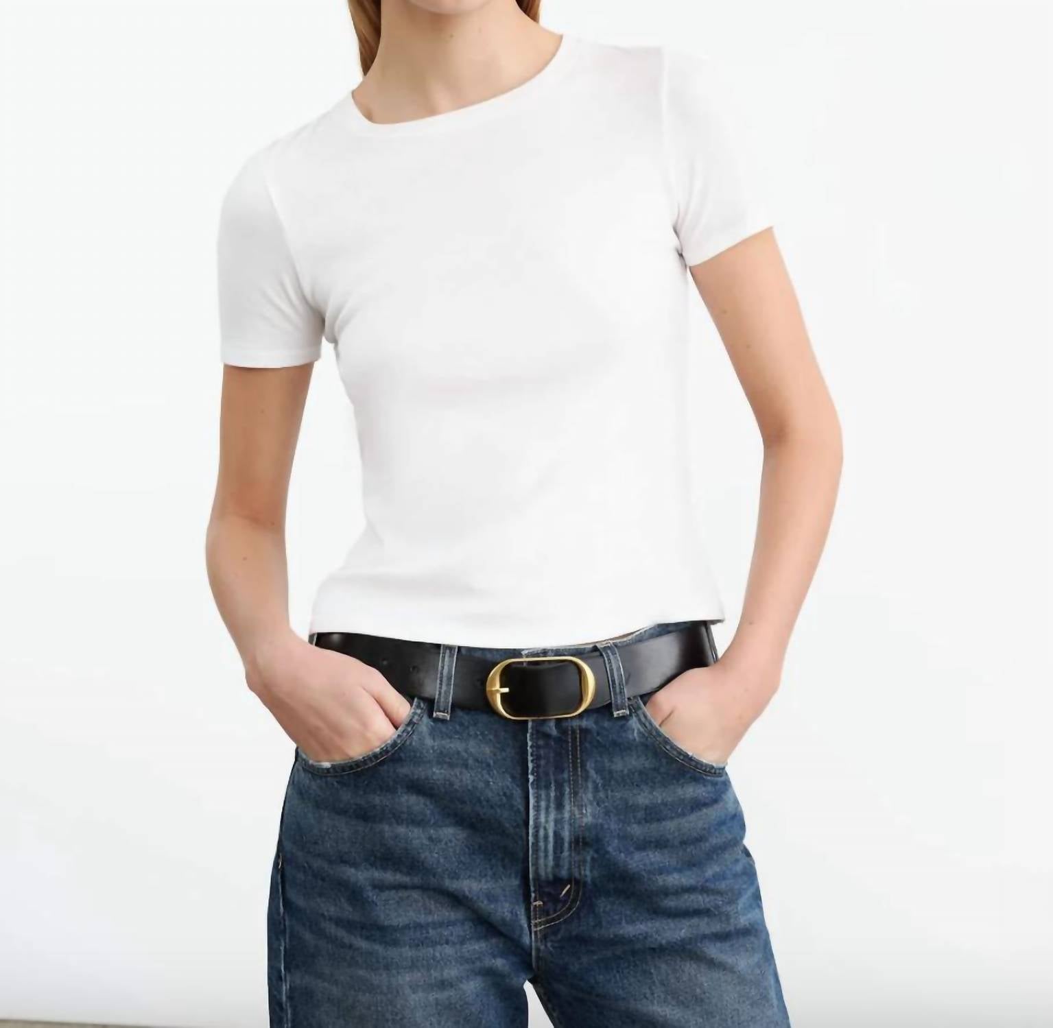 Nili Lotan - Elin Tee - blouses - clothing - cotton