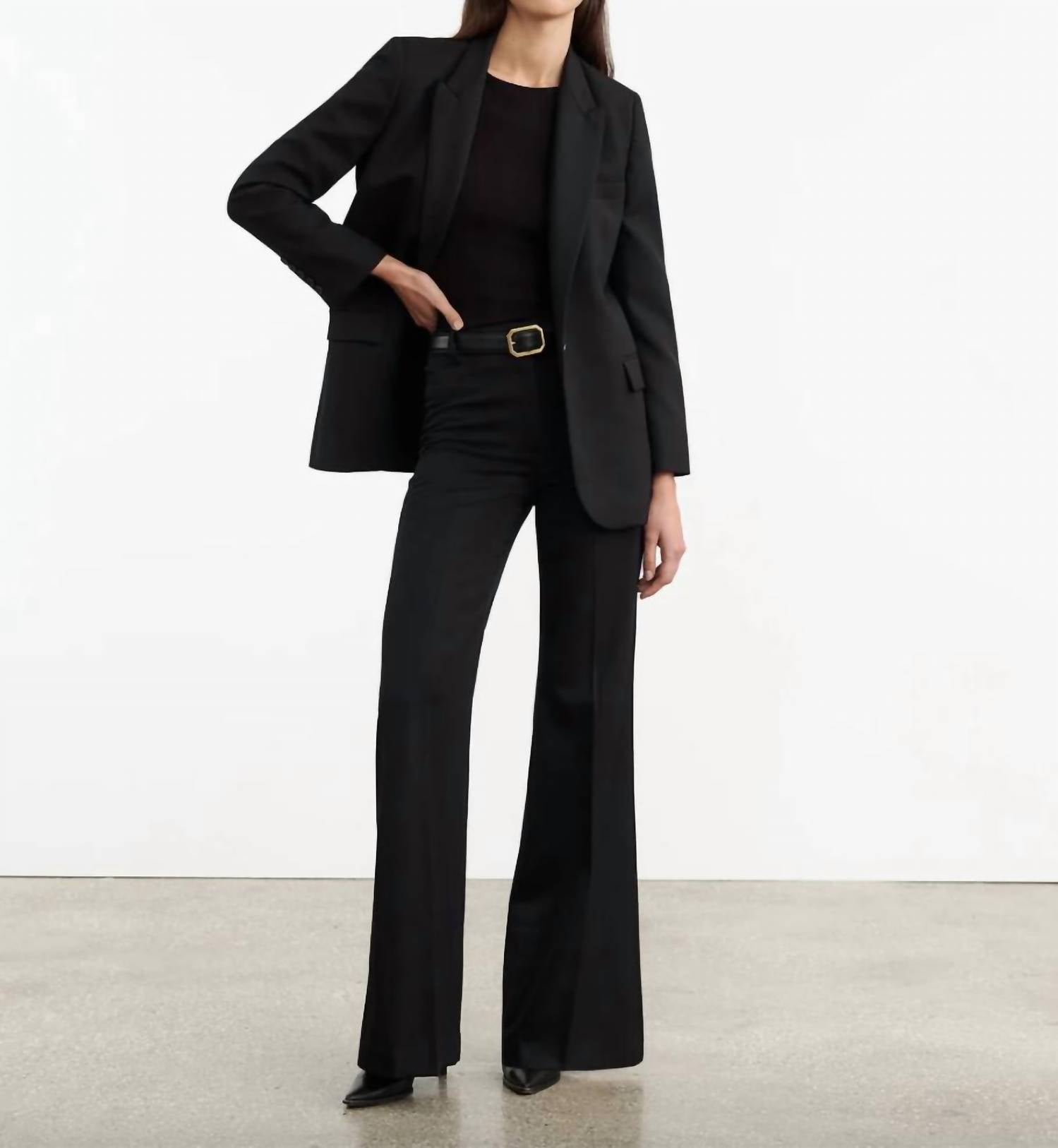 Nili Lotan - Emelie Tee - black - blouses - clothing