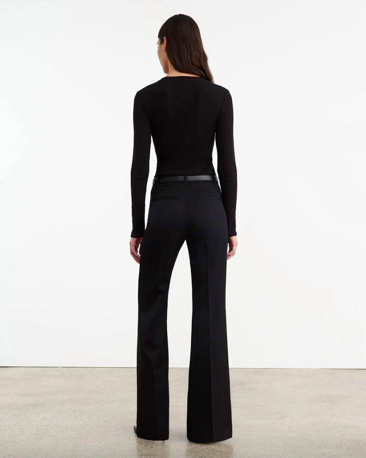 Nili Lotan - Emelie Tee - black - blouses - clothing