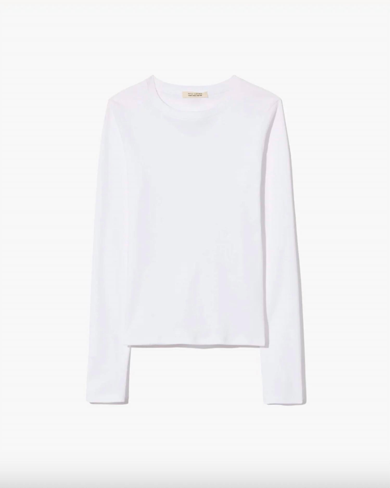 Nili Lotan - Emelie Tee - blouses - clothing - cotton