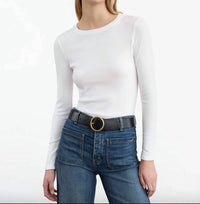Nili Lotan - Emelie Tee - blouses - clothing - cotton