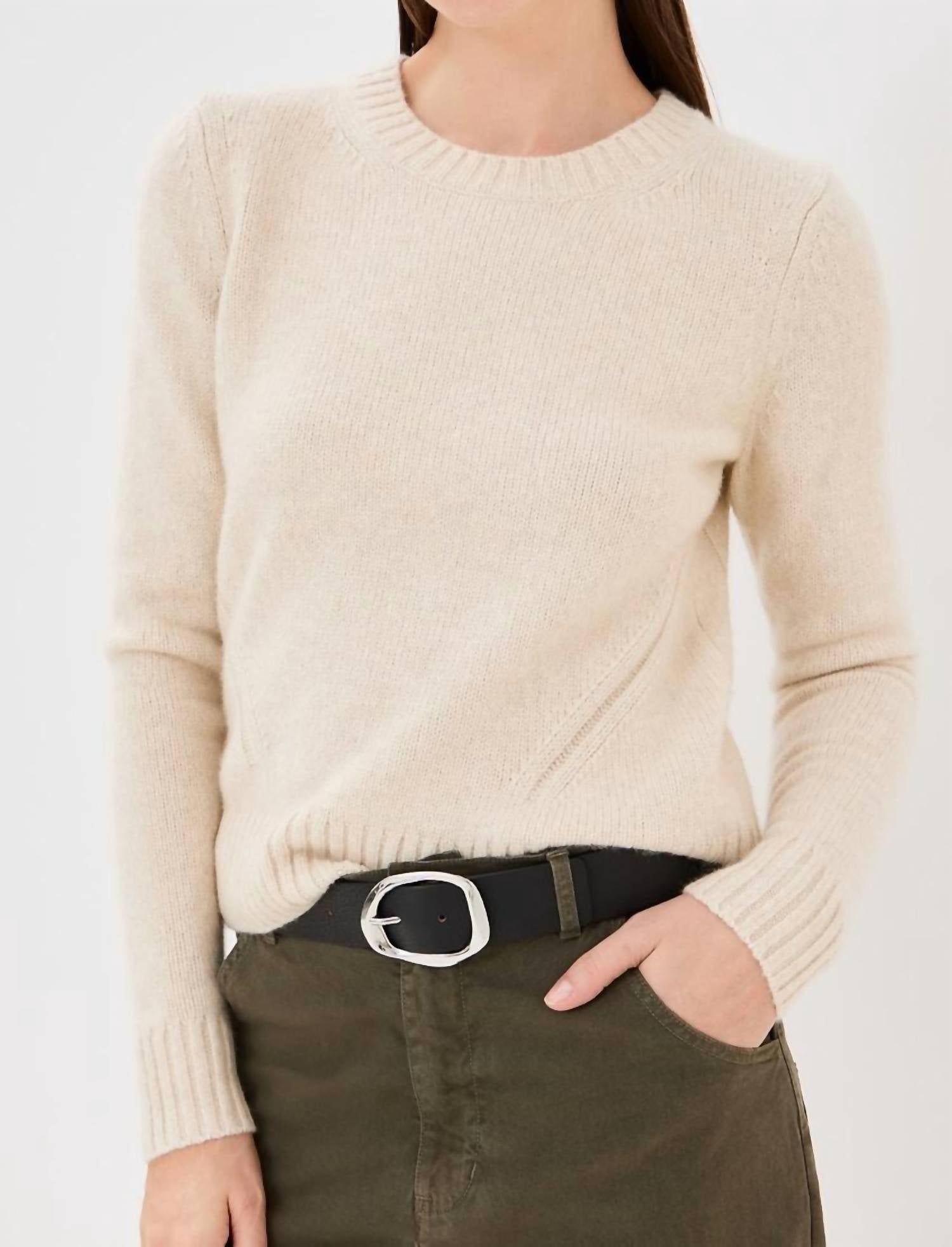 Nili Lotan - Gwendolyn Sweater - beige - blouses - clothing