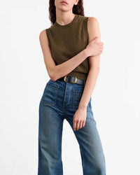 Nili Lotan - May Sweater Tank Top - brown - cashmere - blend - clothing