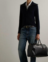 Nili Lotan - Sarai Two - way Zip Cardigan - black - cardigans - clothing