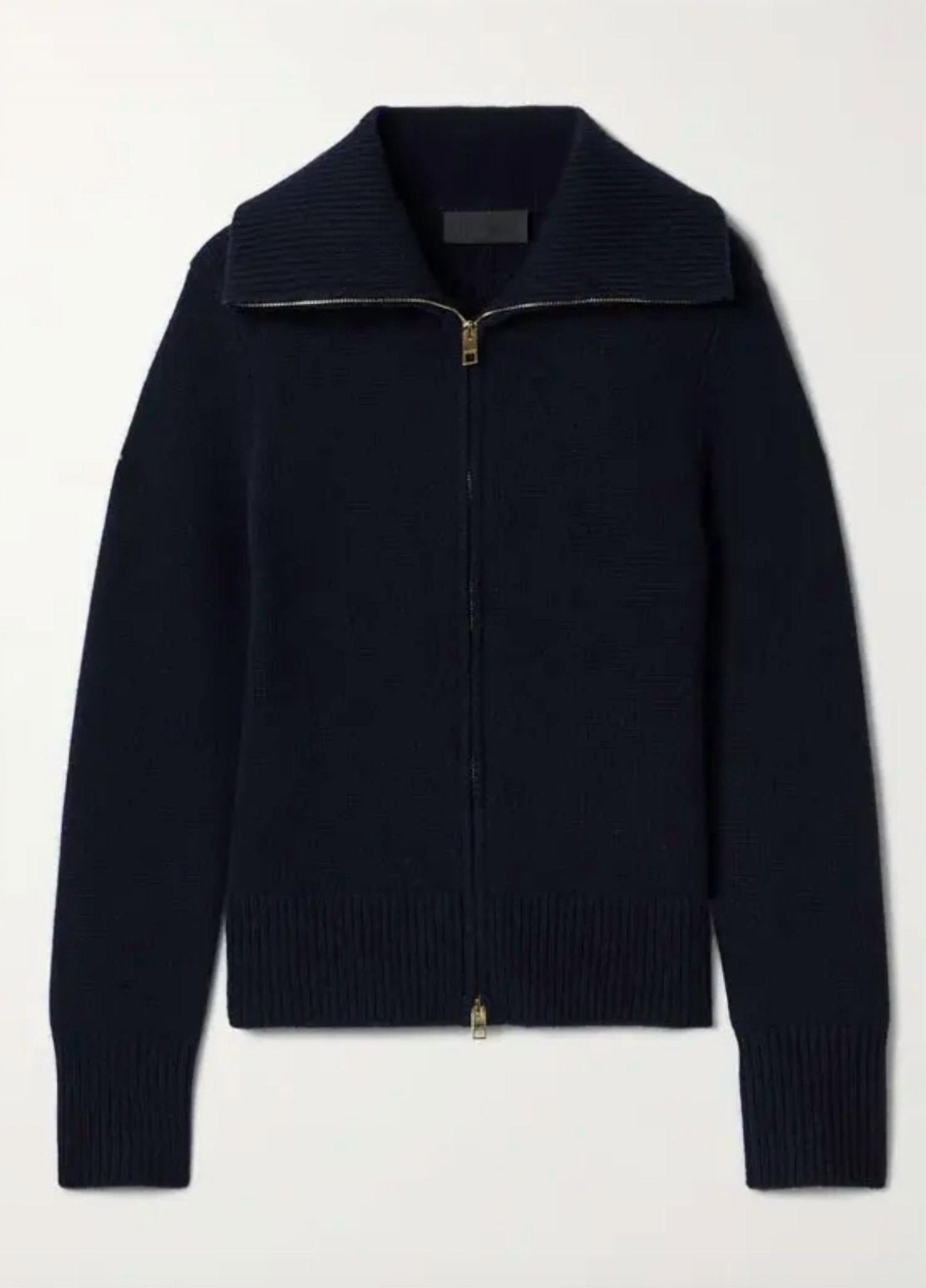 Nili Lotan - Sarai Two - way Zip Cardigan - black - cardigans - clothing