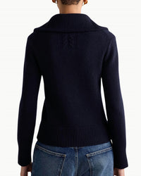 Nili Lotan - Sarai Two - way Zip Cardigan - black - cardigans - clothing