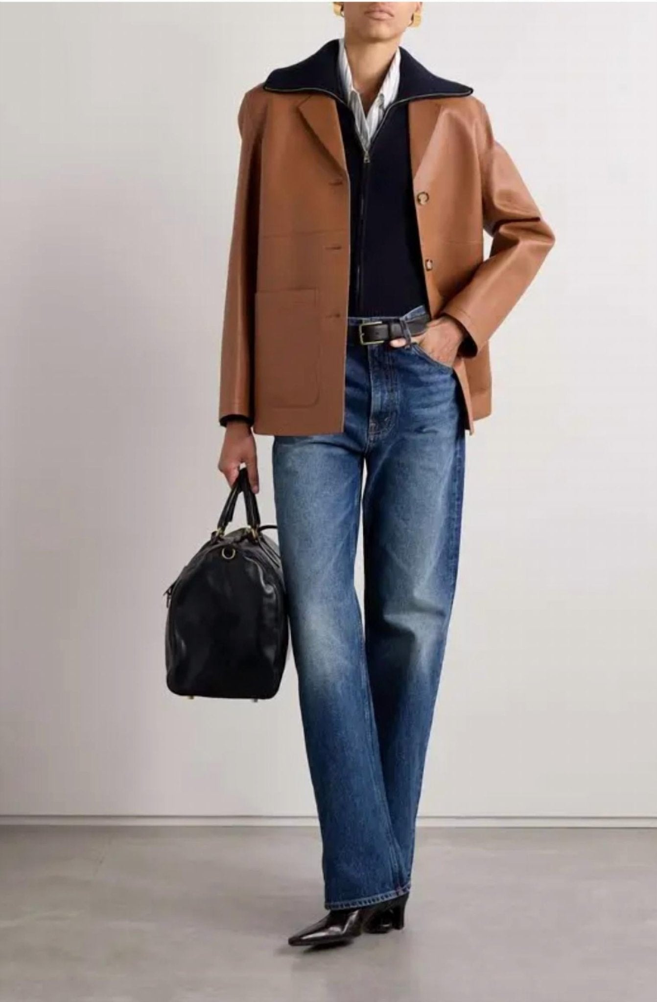 Nili Lotan - Sarai Two - way Zip Cardigan - black - cardigans - clothing