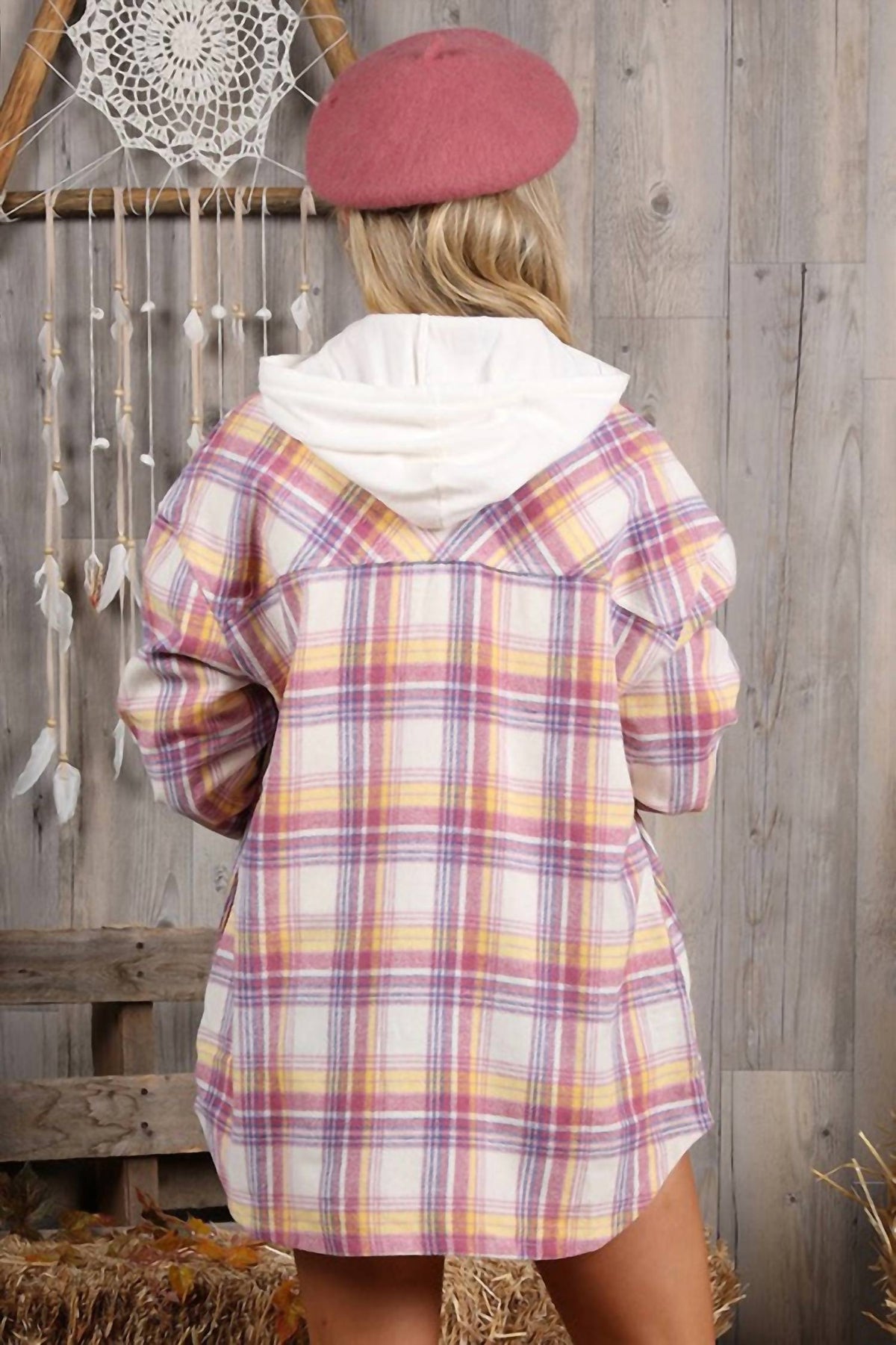 Ninexis - Flannel Texture Shacket