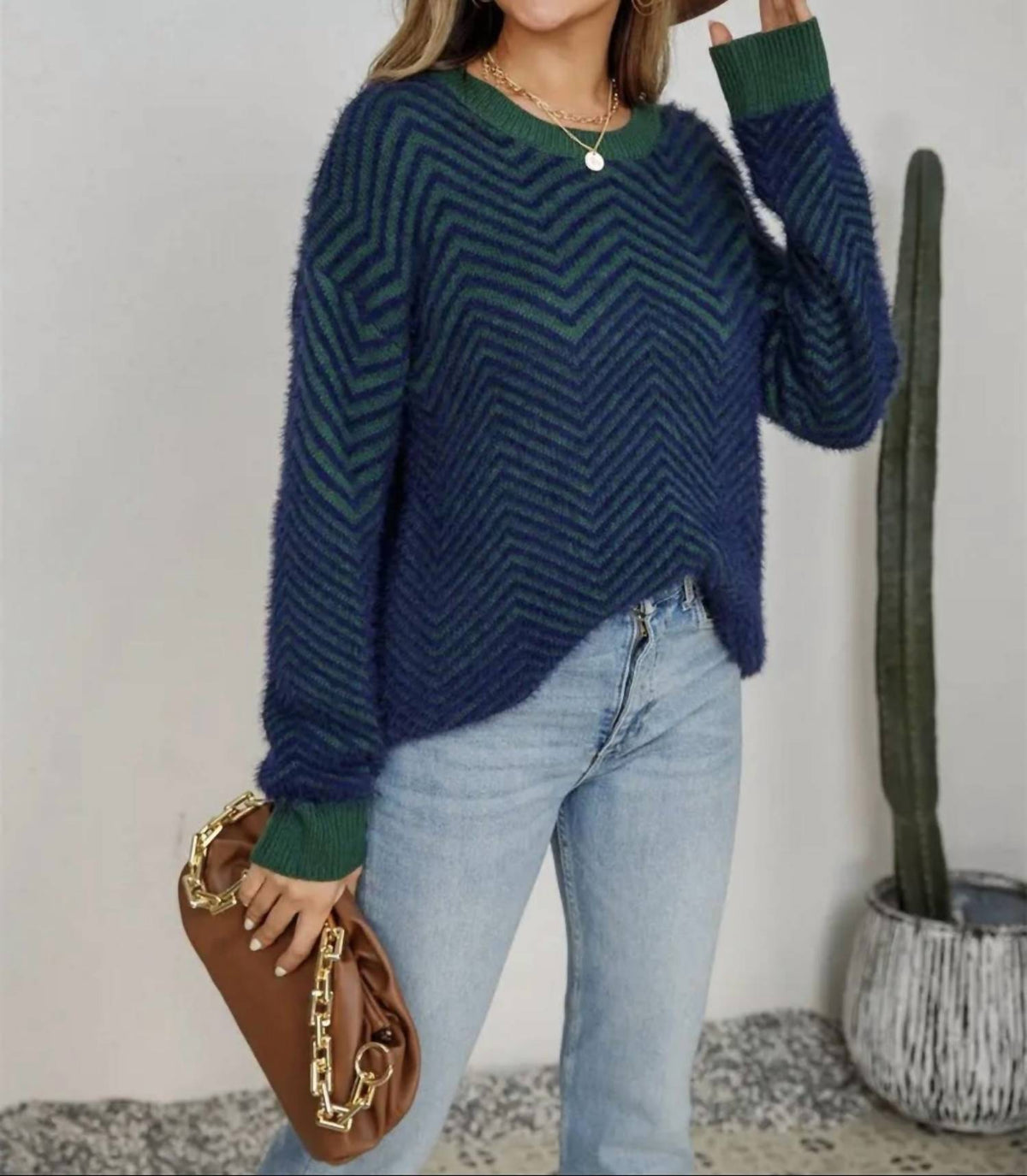 Ninexis - Long sleeve striped pullover