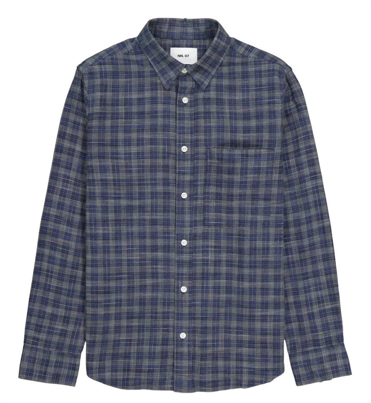 Nn07 - Cohen Brushed Flannel Checked Shirt