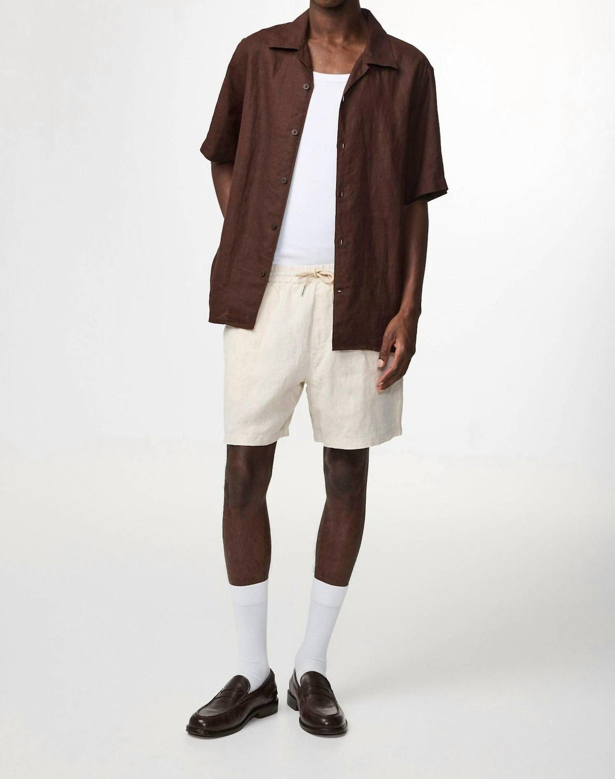 Nn07 - Gregor Linen Shorts