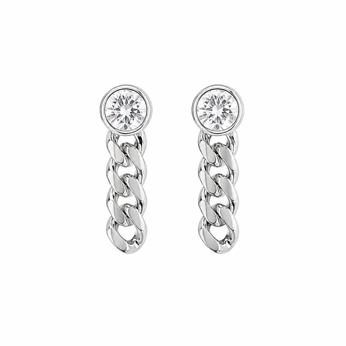 No Whining Designing - Women's Waterproof Stud Chain Dangle Earrings