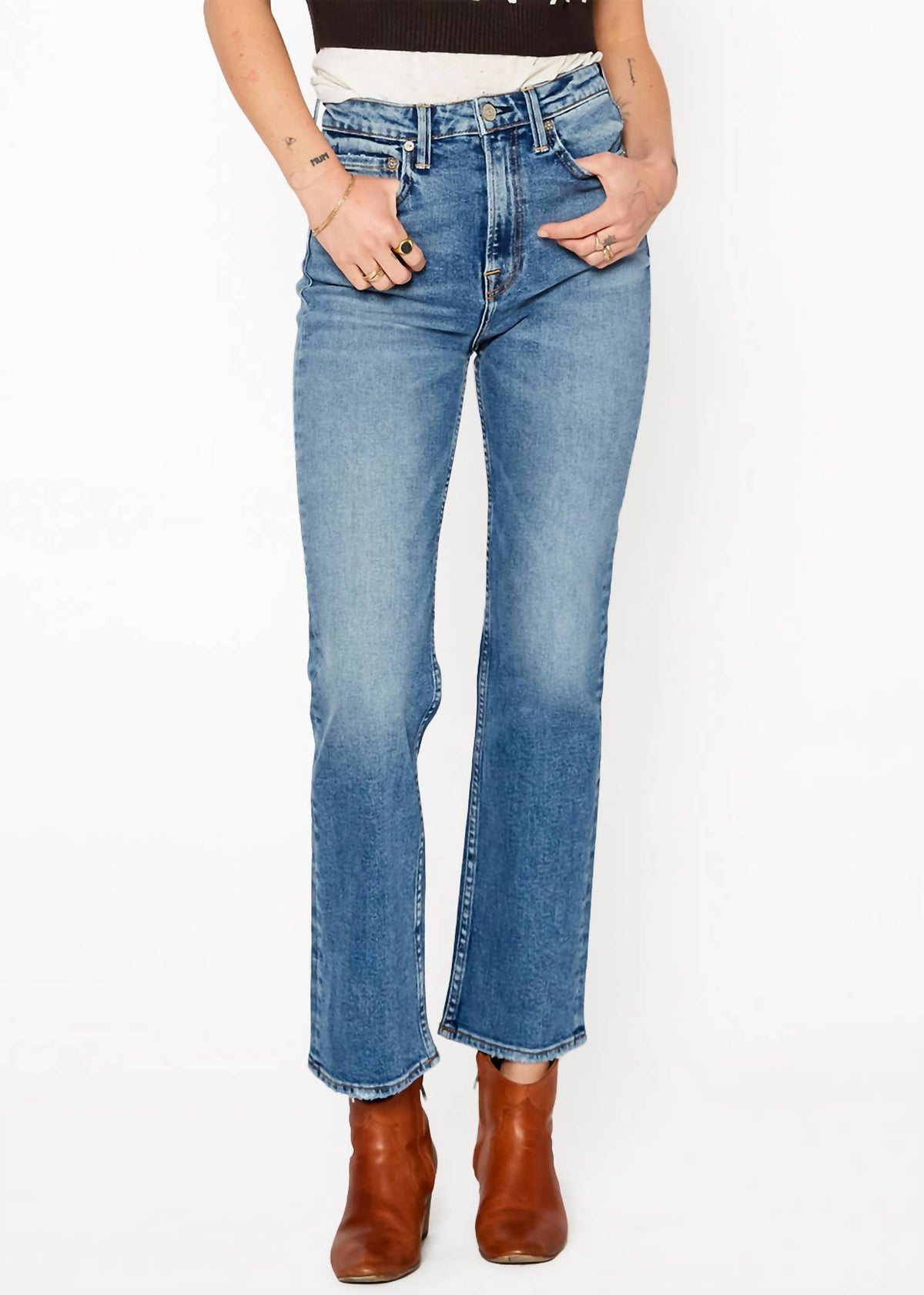 Noend - Dru Mom Straight Jean