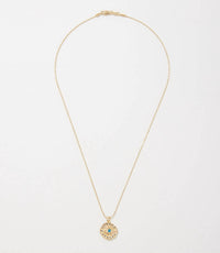 Nomie - Turquoise Luck Charm Necklace - gold - jewelry - necklaces
