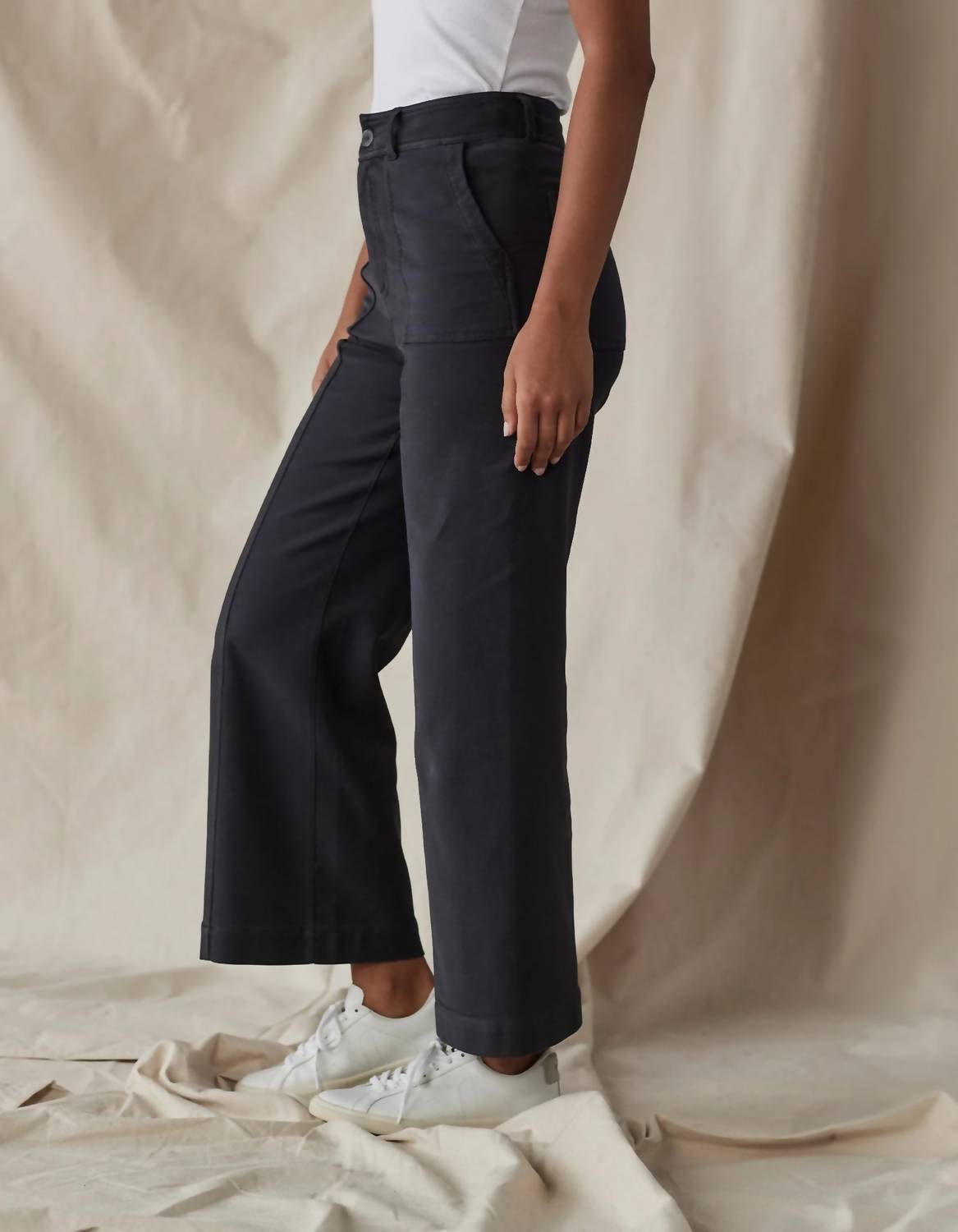 The Normal Brand - Comfort Terry Wide Leg Crop Pants